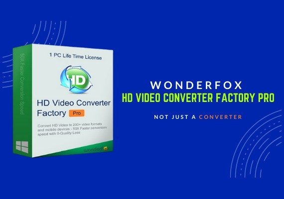 Wonderfox: HD Video Converter Factory Pro Lifetime