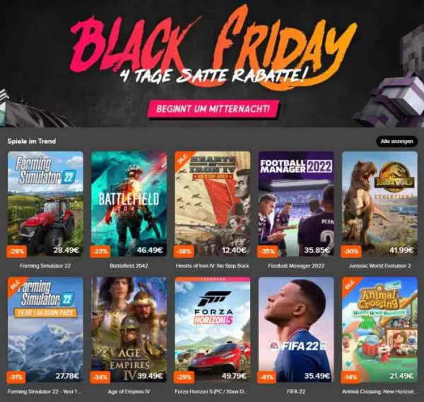Instant-Gaming Black Friday Deal